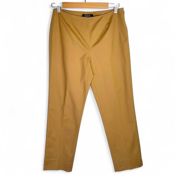 Lafayette 148 New York Women's Cropped Bleeker Pant Size 0 Camel Brown - Picture 9 of 9
